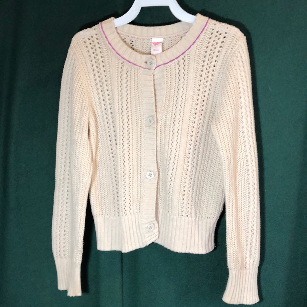 Girls fashion button down sweater by Oshkosh